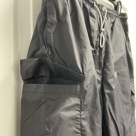 Twik | Nylon Cargo Joggers - Black - Picture 7 of 13